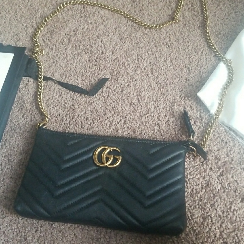 GG Marmont mini CHAIN wallet